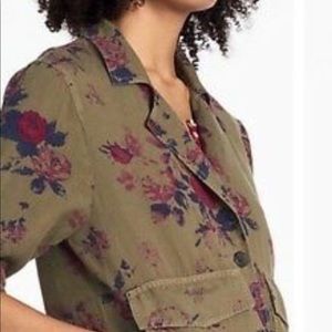 Lucky Brand Green Floral Jacket